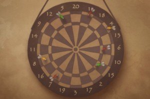 DR 6-1 Dart Board