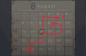 DR 4-8 Calendar Clue