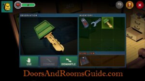 Doors and Rooms 3 green key