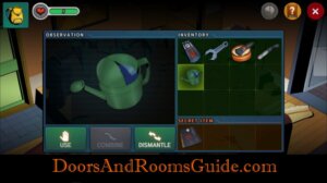 Doors and Rooms 3 watering can with water